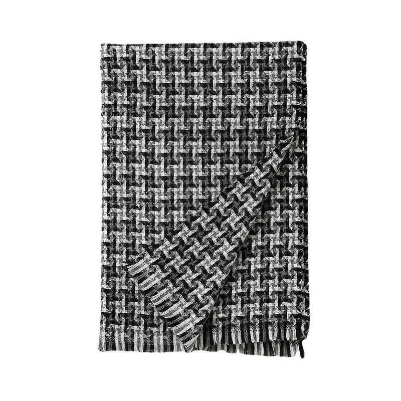 Women’  Wool Scarf – Winter Warm Checked Scarves for Women, Large Soft Thick Shawls and Wraps4# | Fruugo SG