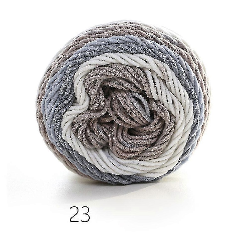 100grams Warm Wool Yarn Soft Crochet Knitting Cotton Sweater Rainbow Color Diy | Fruugo SG