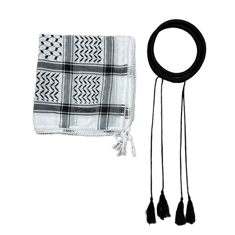 Arafat Headwrap Shemagh Head Scarf for Middle Eastern Men Everyday Wear and Cultural Event Participants Props Headpiece | Fruugo SG