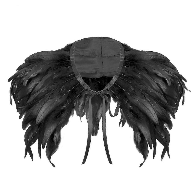 Colorful Feather Shoulder Wrap for Woman Cosplay Feather Shrug for Halloween Cosplay and Carnivals Celebrations | Fruugo SG