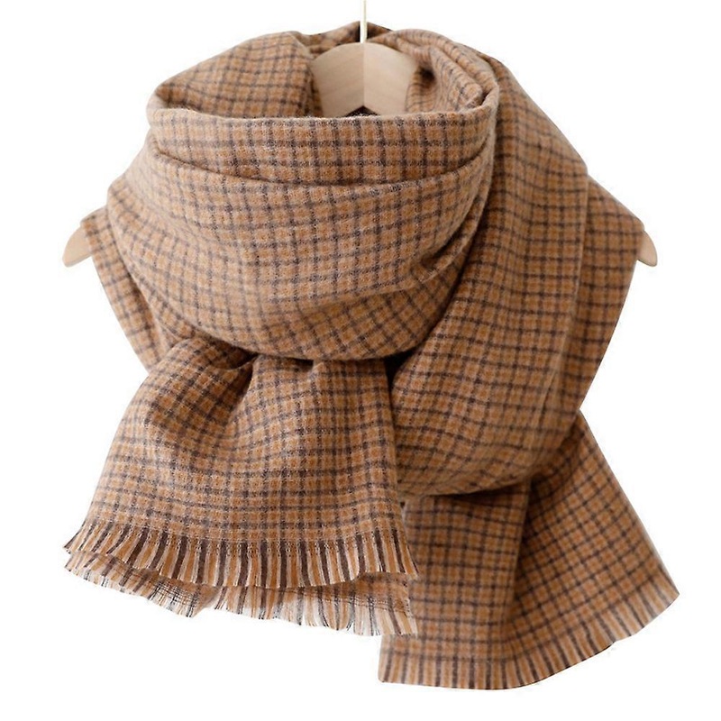 Fashion long winter warm plaid scarf | Fruugo SG