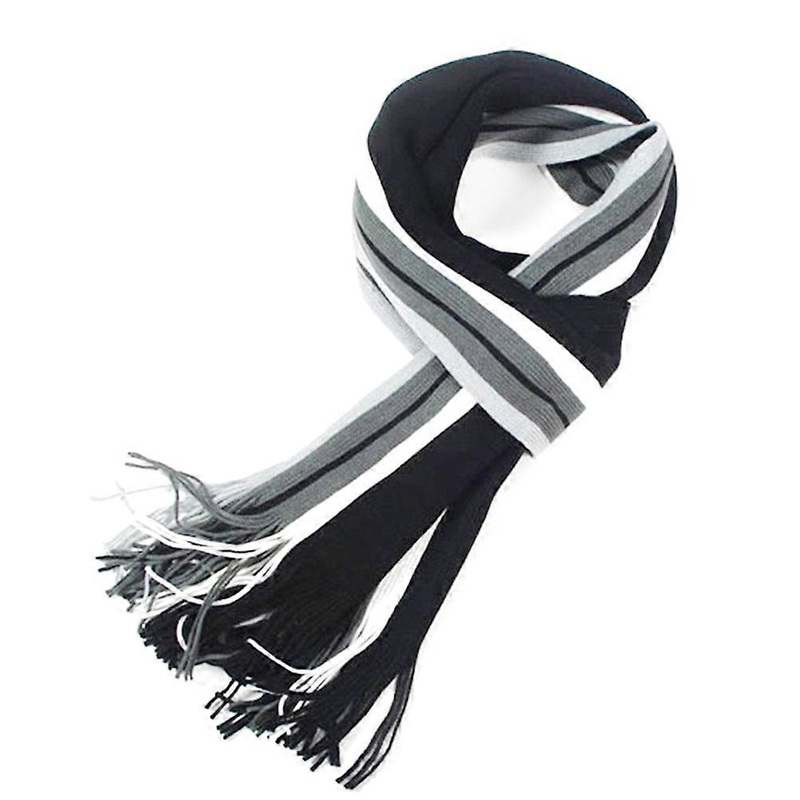 Mens Dress Scarves Warm Padded Long Cotton Fringe Plaid Winter 1Set | Fruugo SG