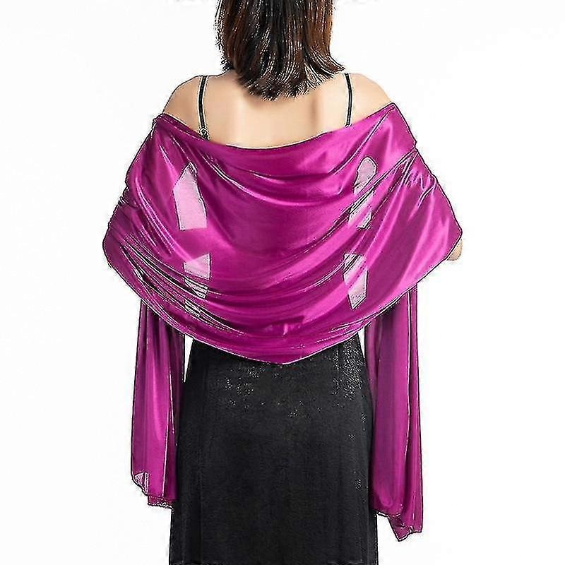 Shawl Dress Evening Wrap Wedding Satin Solid Color | Fruugo SG