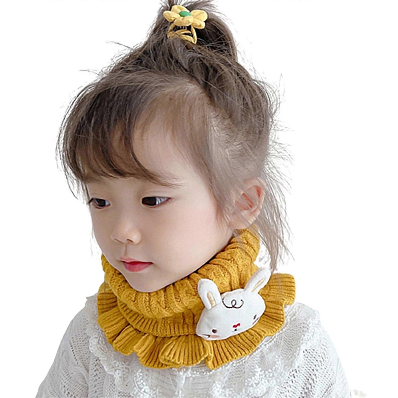 Soft Knitted Children Scarf Winter Windproof Collar Children Neck Warmer Kid Scarves Outdoor Neckerchief Winter Supplies  Yellow | Fruugo SG