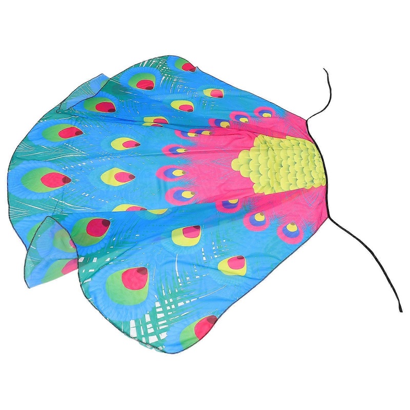 Stylish Peacock Costume Cape for Women Outdoor Use Travel Accessory Lightweight Breathable Multi 190.00X116.00X0.30CM 1Pcs | Fruugo SG