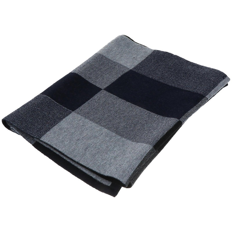Warm Winter Scarf Men Plaid Scarf Woolen Scarf Rectangular 180×31 Cm 1Set | Fruugo SG