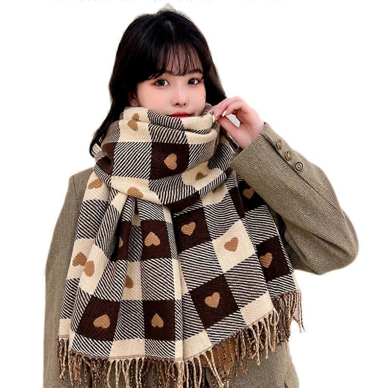 Winter Warm Scarf Women’s Scarf Pashmina Shawls and Wraps for Men and Women Wrap Oversized Shawl Cape Scarves Womens  khaki | Fruugo SG