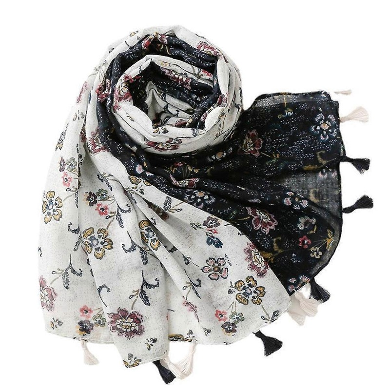 Women’s fashionable small floral scarf for keeping warm in winter and autumn | Fruugo SG