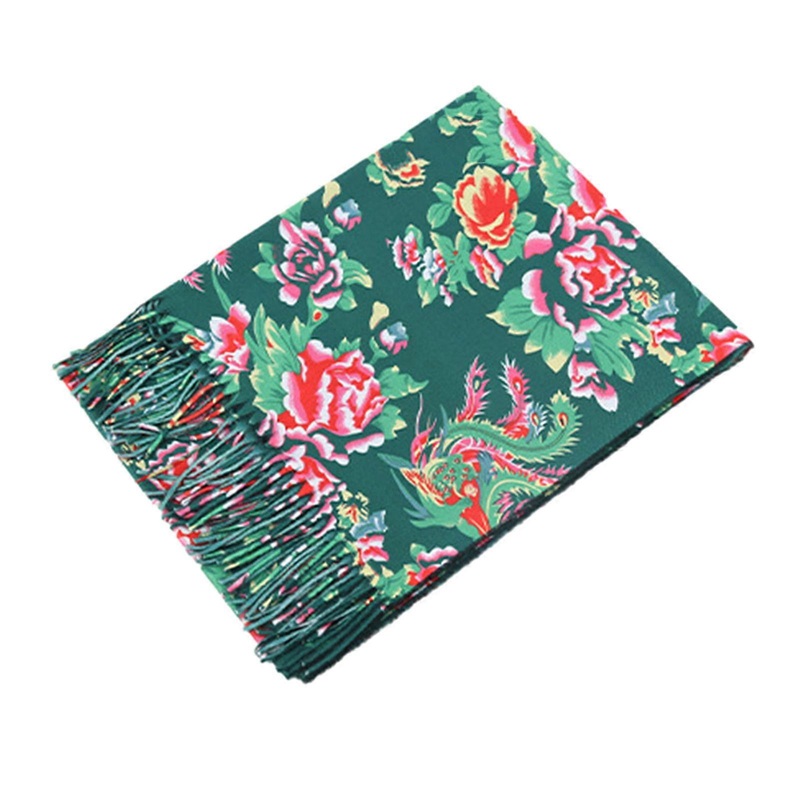 Female Winter Scarf Reversible Long Scarf Soft Thicken Neck Wrap Scarf Shawl Pashmina Women Scarves Walking Neckwear  Green | Fruugo SG