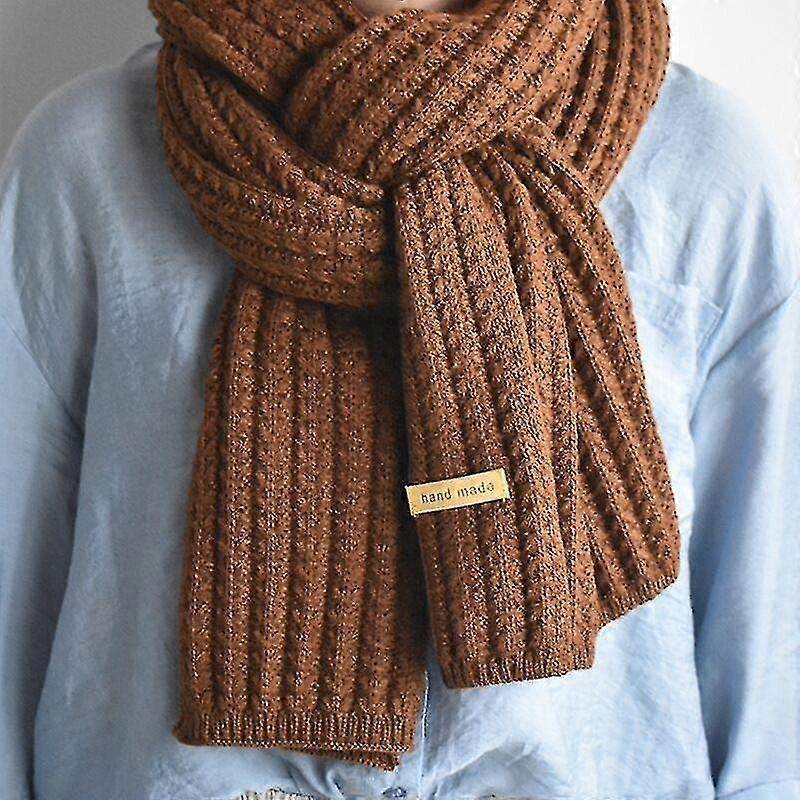 Knitted Scarf For Autumn And Winter – Men’s/women’s Winter Scarf | Fruugo SG