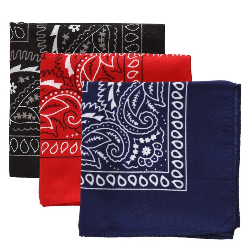 Large Bandana Handkerchief – Head Bandannas For Men & Women – Cowboy Bandana Set | Fruugo SG