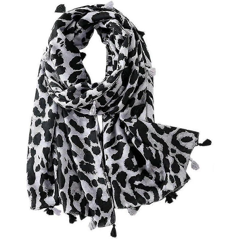 Leopard Scarf Women Lady Oversized Long Soft Warm Wrap Shawl Animal Print Scarves | Fruugo SG