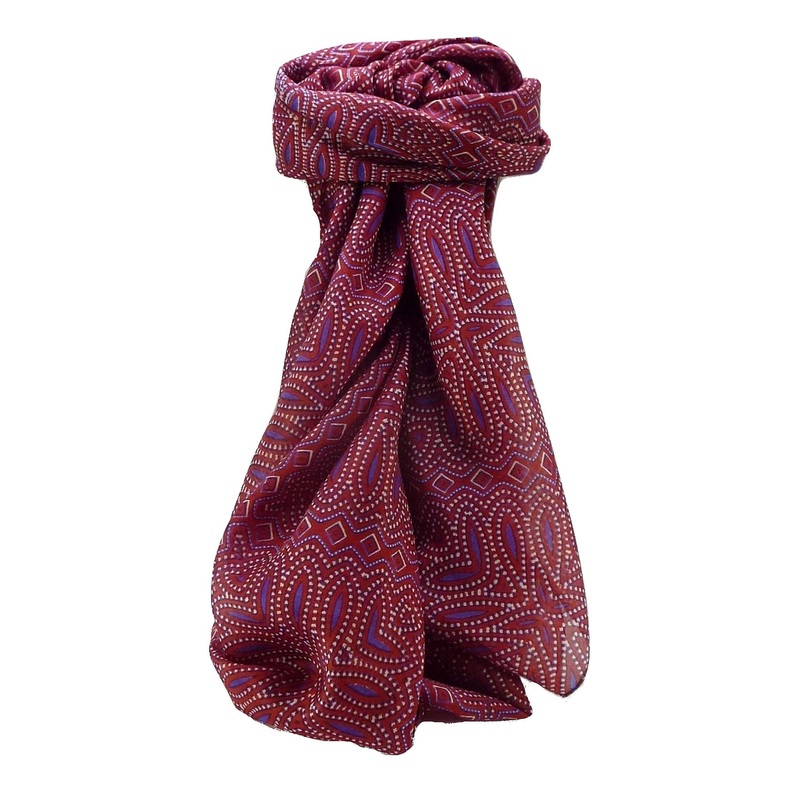Mulberry Silk Contemporary Square Scarf Geometric G109 by Pashmina & Silk | Fruugo SG