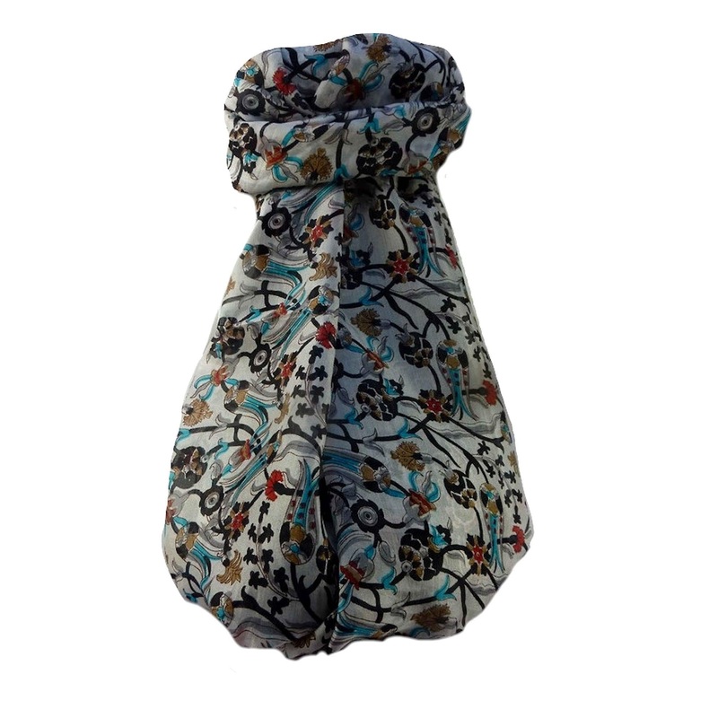 Mulberry Silk Traditional Long Scarf  Karwan Black by Pashmina & Silk | Fruugo SG