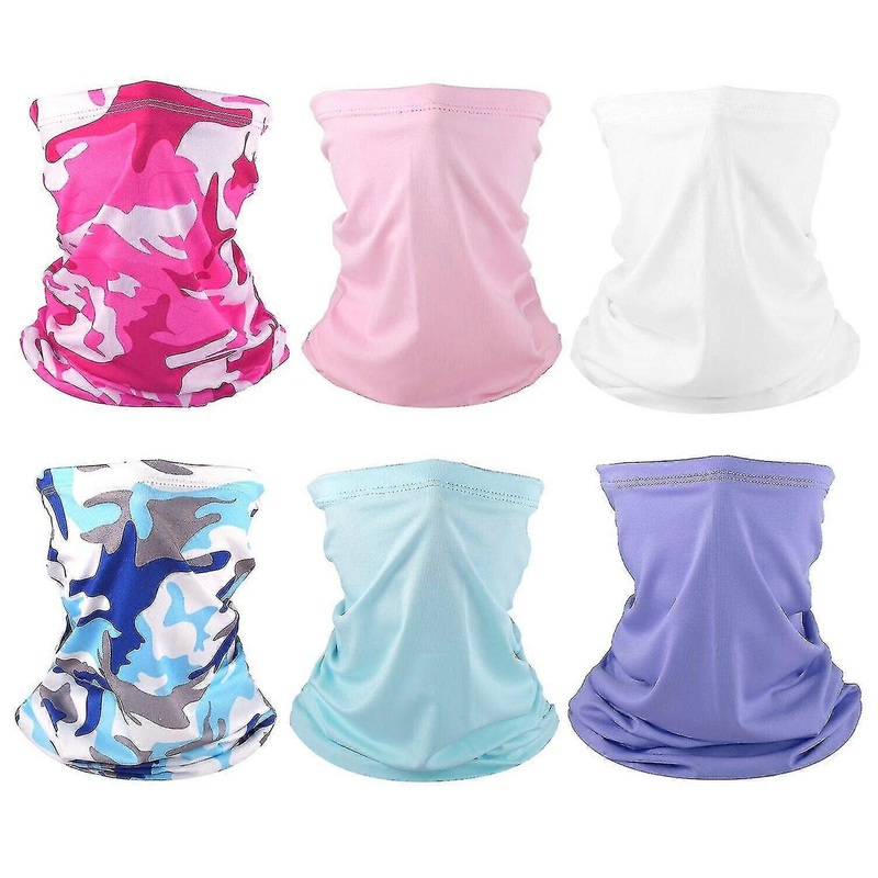 Outdoor Balaclavas Scarfs For Women, 6 Pcs Breathable Neck Gaiter Elastic Bandana Scarf | Fruugo SG