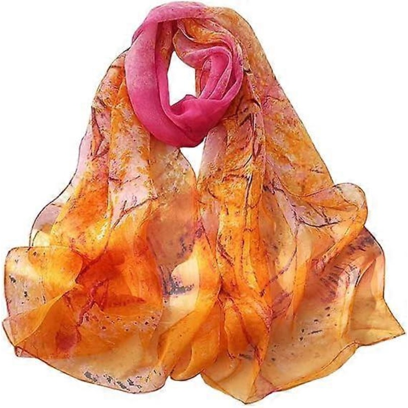 Scarfs for Women Lightweight Chiffon Scarf Fashion Scarves Sheer Print Shawl Holiday Scarf | Fruugo SG
