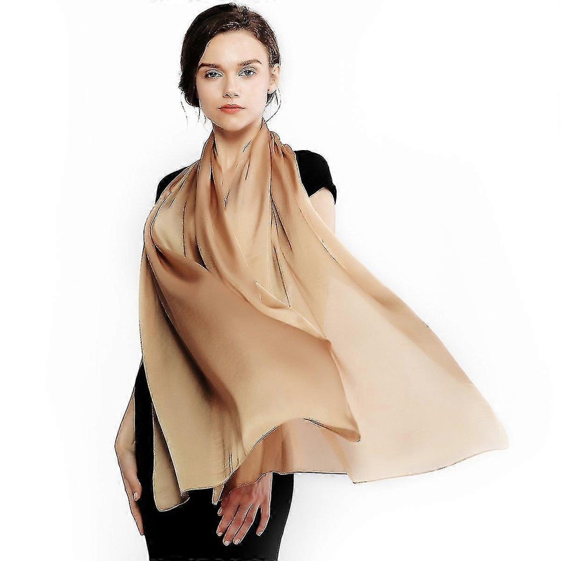 Shawl Scarf Women Evening Dress Like Chiffon Silk Scarf For Wedding | Fruugo SG