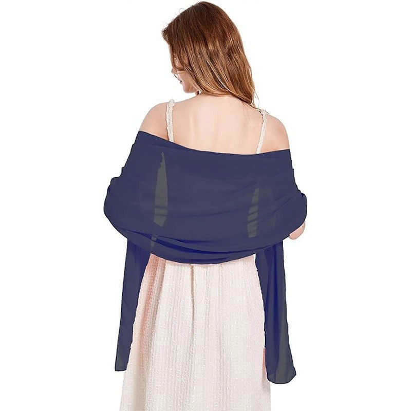 Versatiles Rectangle Shawl Sports Travel Shawl Stylish Protectiing Tippet for Picnics and Camping Trips  Navy Blue | Fruugo SG