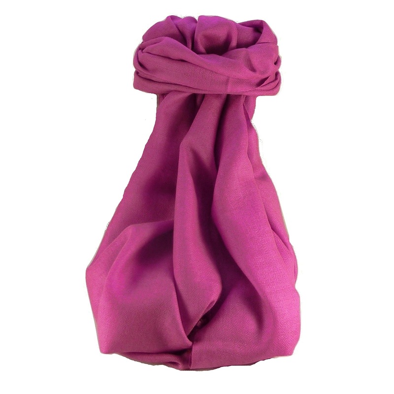 Fine Cashmere Scarf Karakoram Birds-Eye Weave Lilac by Pashmina & Silk | Fruugo SG