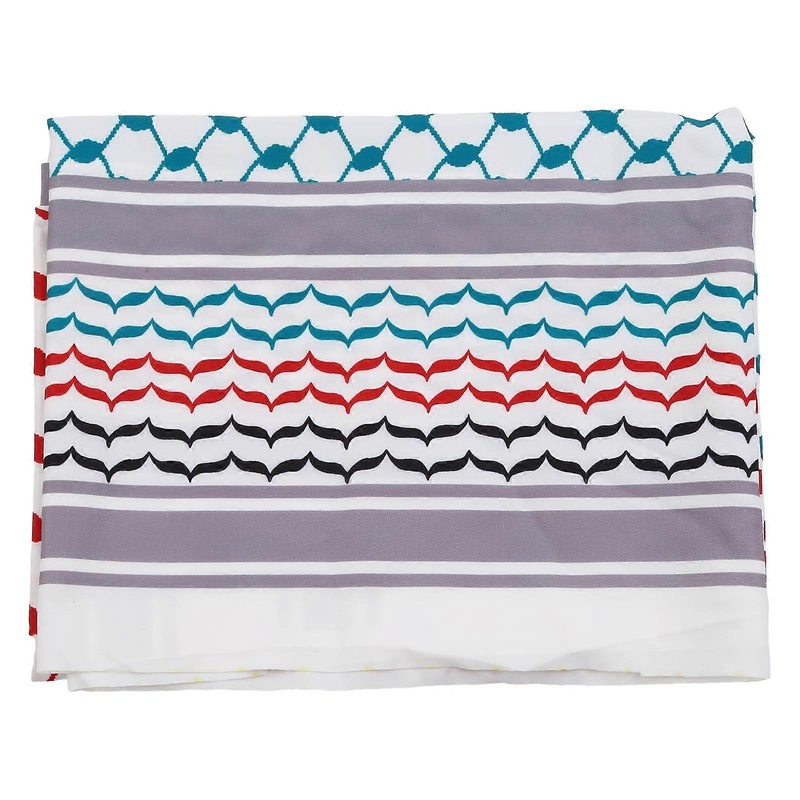 Geometric Jacquard Arab Keffiyeh Shemagh Square Scarf Lightweight Neck Warmer Desert Scarves Shawl Headwrap for Camping  color | Fruugo SG