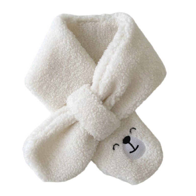 Lovely Kids Warm Scarf Stylish Children’s Winter Neck Cover Sleeve Windproof Neckerchief Casual Thick Neck Warmer  Milky white | Fruugo SG