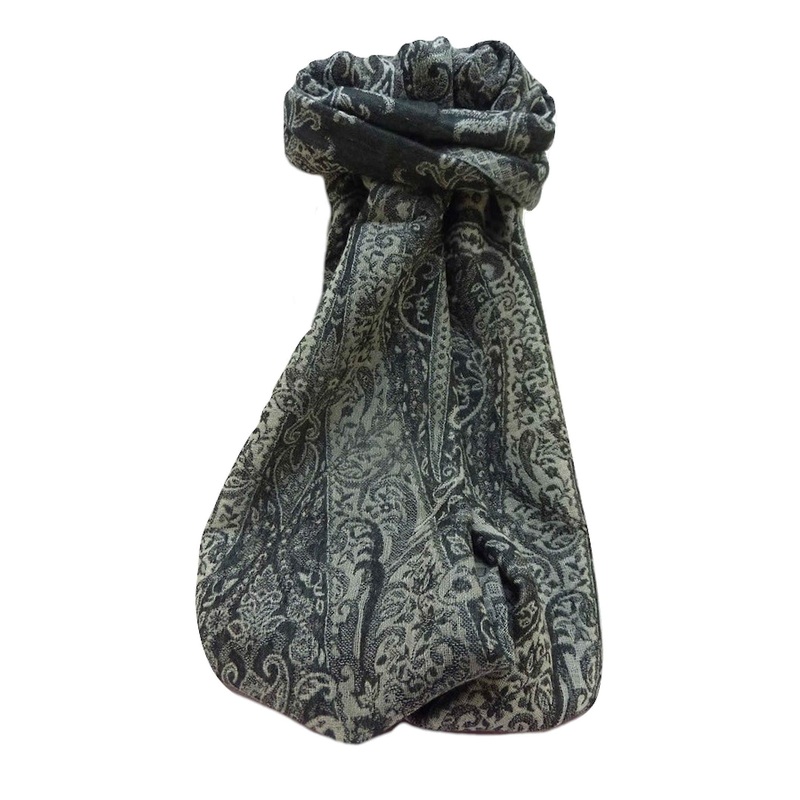 Muffler Scarf 4759 in Fine Pashmina Wool Heritage Range by Pashmina & Silk | Fruugo SG