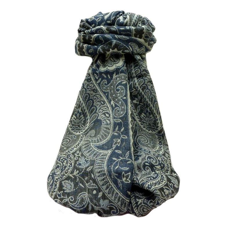 Muffler Scarf 9129 in Fine Pashmina Wool Heritage Range by Pashmina & Silk | Fruugo SG