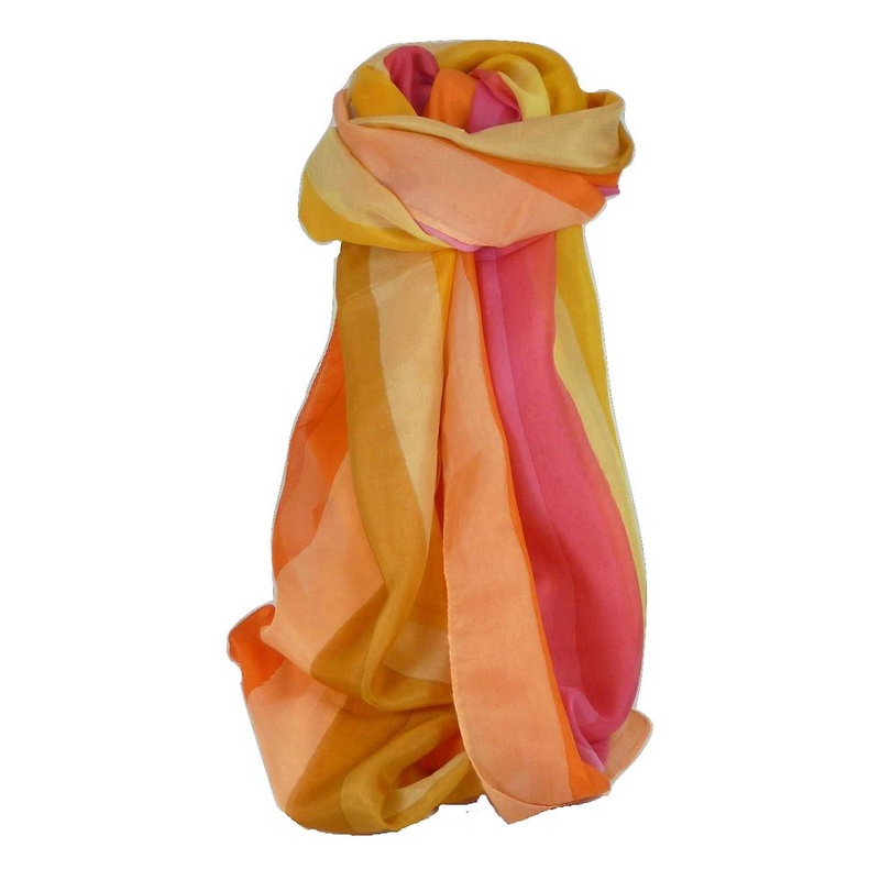 Mulberry Silk Classic Long Scarf Asmar Rainbow Palette by Pashmina & Silk | Fruugo SG