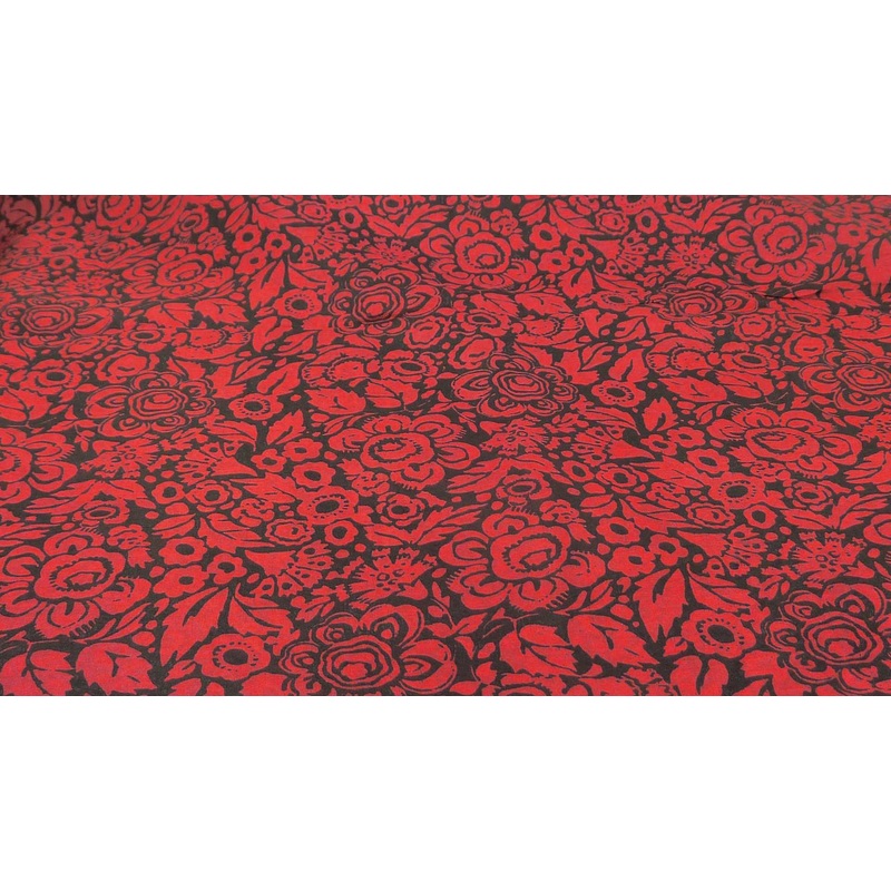 Mulberry Silk Contemporary Square Scarf Quila Poppy by Pashmina & Silk | Fruugo SG