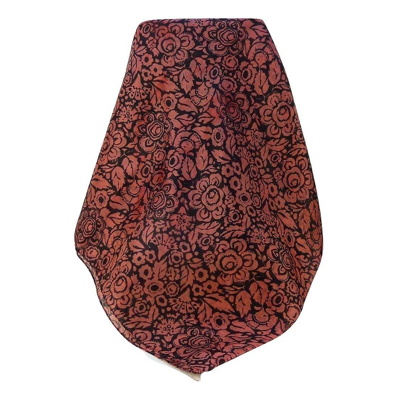 Mulberry Silk Contemporary Square Scarf Quila Rose by Pashmina & Silk | Fruugo SG