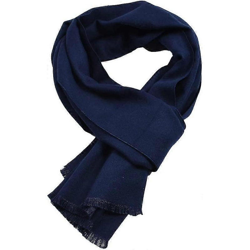 Neck Soft Men’s Warm Long Color Cashmere Scarf Fashion Solid Color Winter Scarf | Fruugo SG