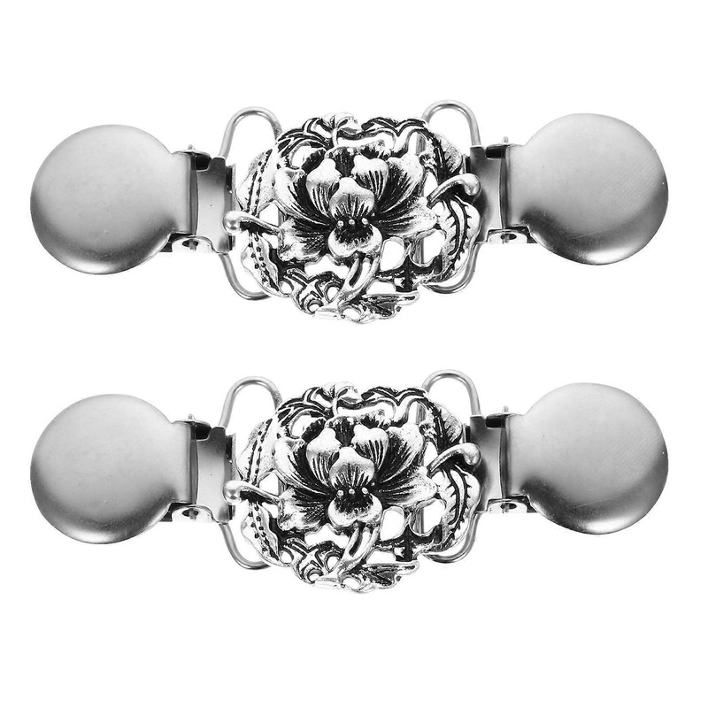 Shawl Buckle Scarf Clips Clothes Buckle Flower Shape Retro Style Women Daily Wear 2Pack | Fruugo SG