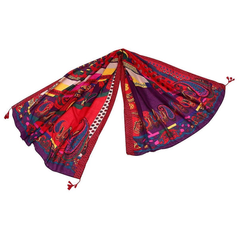 Travel Shawl Women Bohemian Style Polyester Beach Coverup Hiking Camping 1Pcs | Fruugo SG