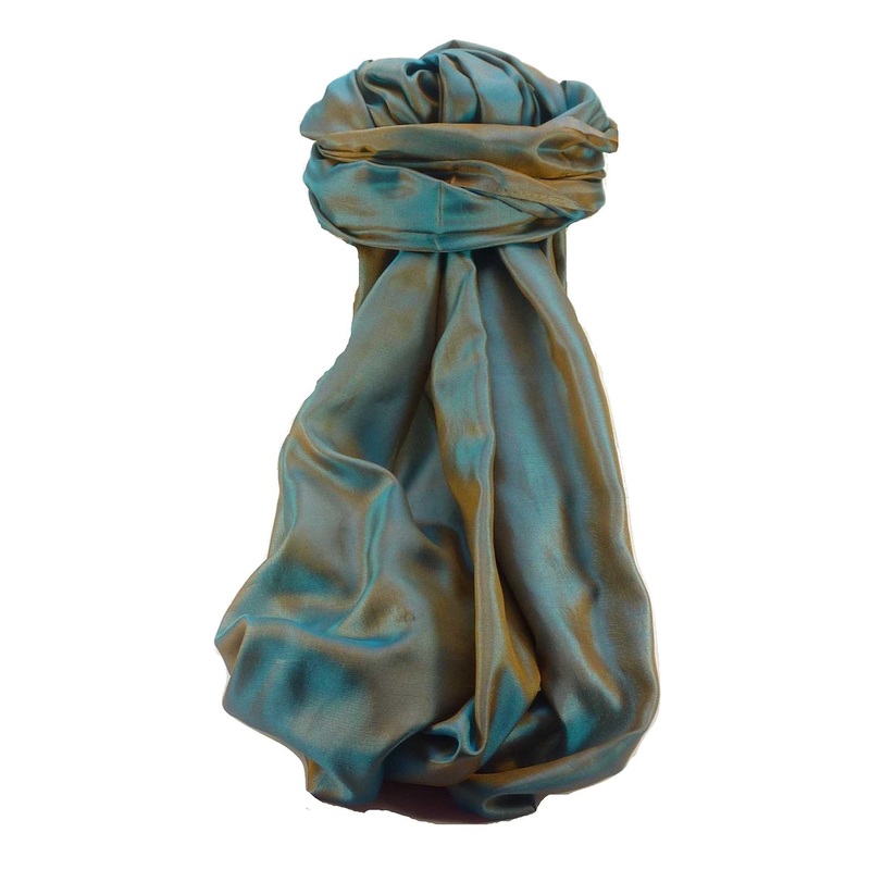 Varanasi Silk Long Scarf Heritage Range RASKIA 3 by Pashmina & Silk | Fruugo SG