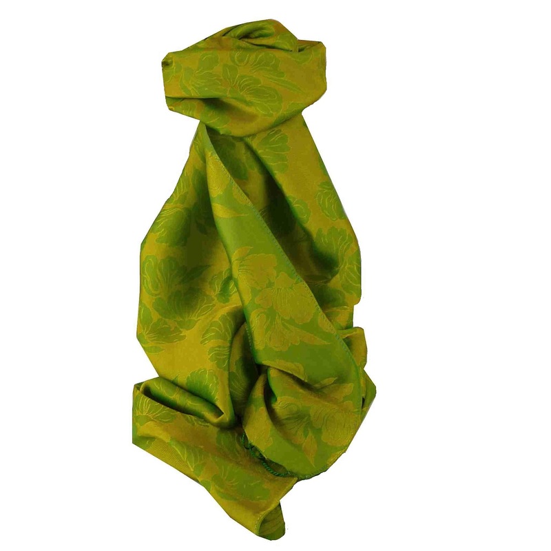 Vietnamese Silk Scarf Reversible Hoi-An Yen-Phu Jade by Pashmina & Silk | Fruugo SG