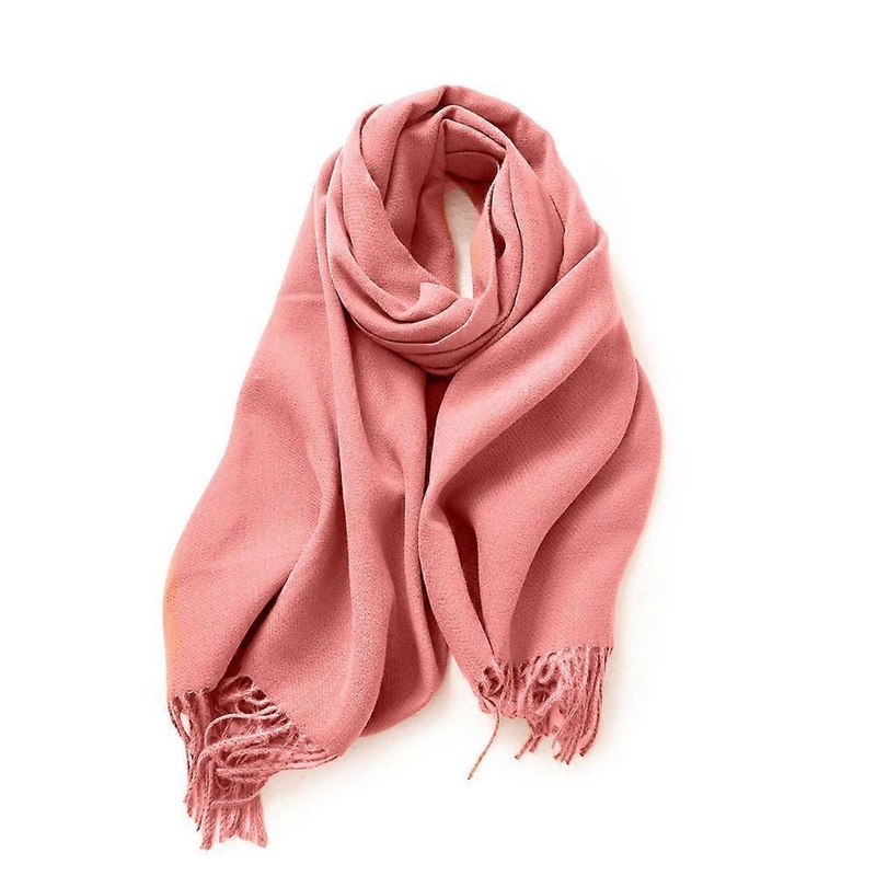 Warm Autumn Scarf for Women Solid Color Cotton Scarf with Tassels/Fringes Solid Color Check Pashmina XL Scarf Stole Multifunctional | Fruugo SG