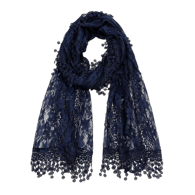 Elegant Lace Mantilla Veils for Wedding Traditional Hijab Lace Shawl Head Covering for Catholic Chapel Formal Headpiece  Navy Blue | Fruugo SG