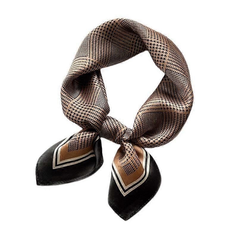 Fashion Classic Plaid Silk Scarf Scarf | Fruugo SG