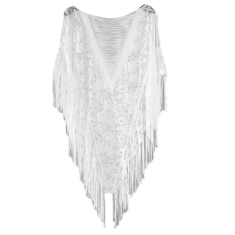 Light weight Breathable Polyester Shawl Women Daily Use Travel Accessory Everyday Wear Travel Accessory  White | Fruugo SG