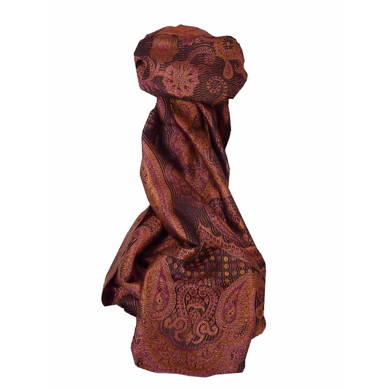 Mens Jamawar Premium Silk Scarf Pattern 6429 by Pashmina & Silk | Fruugo SG