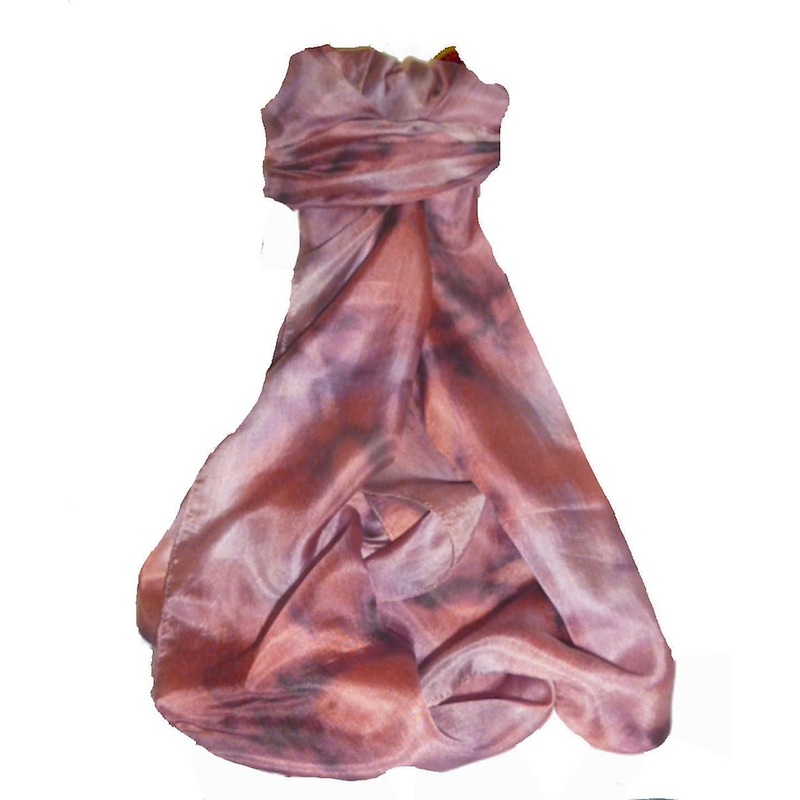 Mulberry Silk Hand Painted Long Scarf Classic Berries by Pashmina & Silk | Fruugo SG