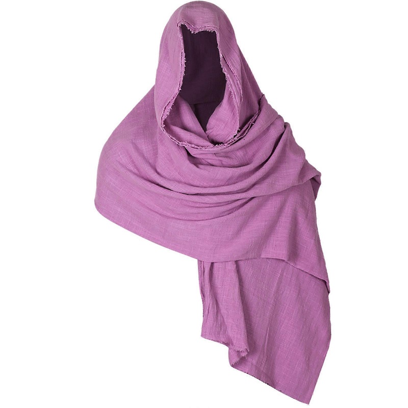 Scarf Men Shoulder Cowl Shemagh Tacticals Desert Head Neck Scarf Arab Wrap 90x51inches Medieval Hood Cloak  Purple | Fruugo SG