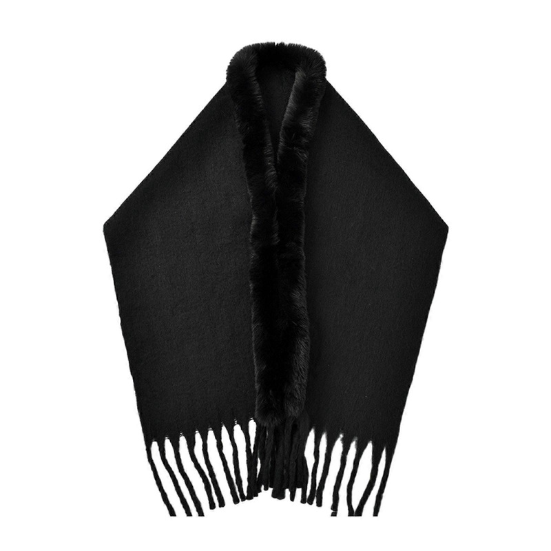 Winter Warm Bridal Shawl Wedding Shawl Bride Capes Faux Furs Women Wrap Cold Weather Accessory  Black | Fruugo SG