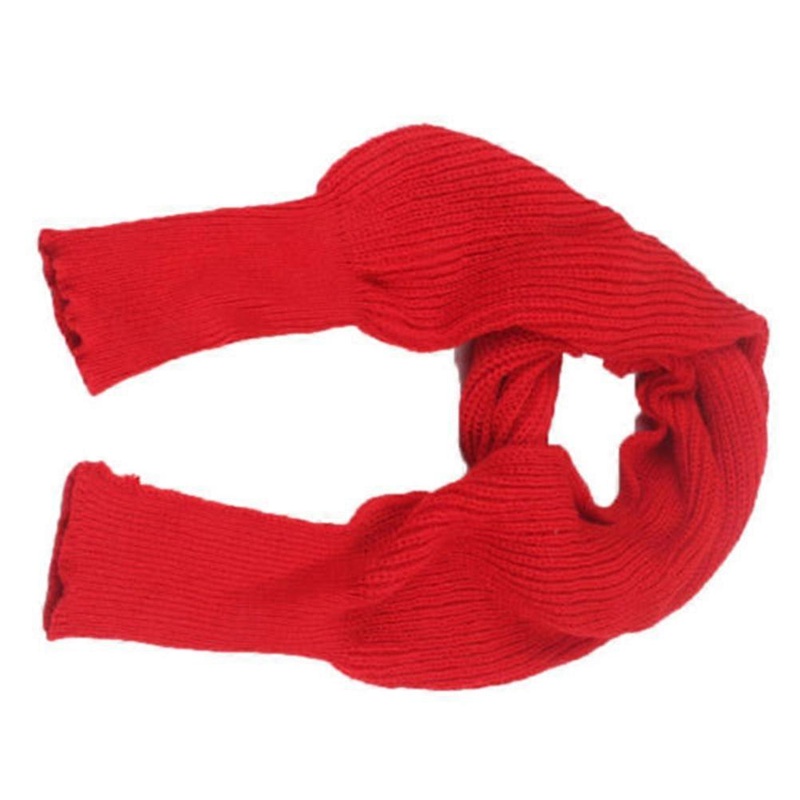 Wrap Scarf With Sleeves Warm Knitting Shawl For Women Winter Fashion Style Red 220x40x2cm 1Pcs | Fruugo SG