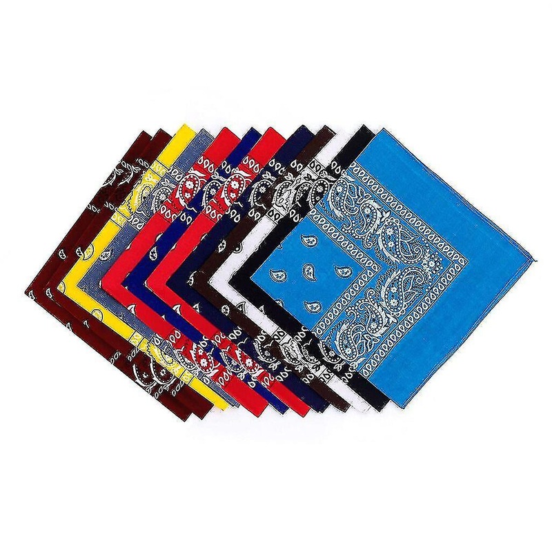 12pc Bandanas For Men And Women Fashion Bandana  Soft And Durable Bandana | Fruugo SG