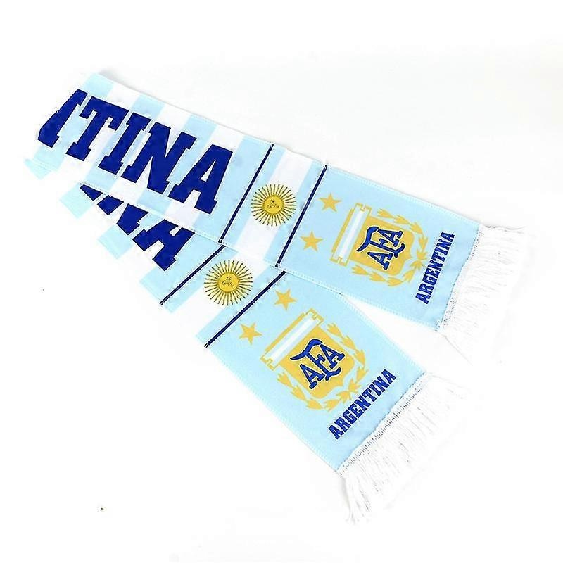 2022 World Cup Football Fan Supplies Qatar World Cup Scarf National Flag Bar Club Argentina | Fruugo SG