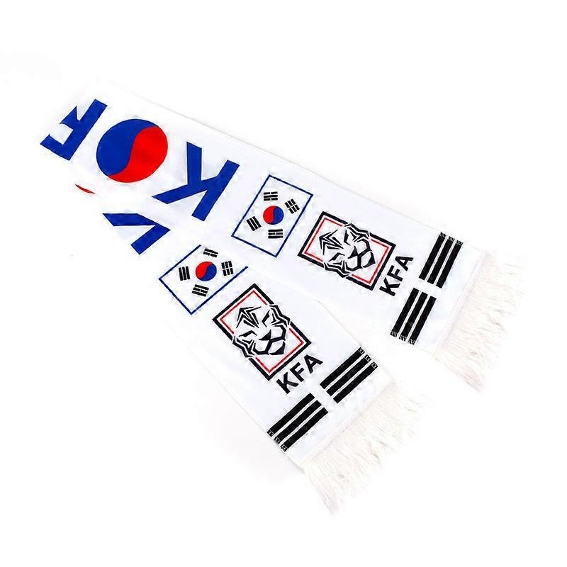 2022 World Cup Football Fan Supplies Qatar World Cup Scarf National Flag Bar Club South Korea | Fruugo SG
