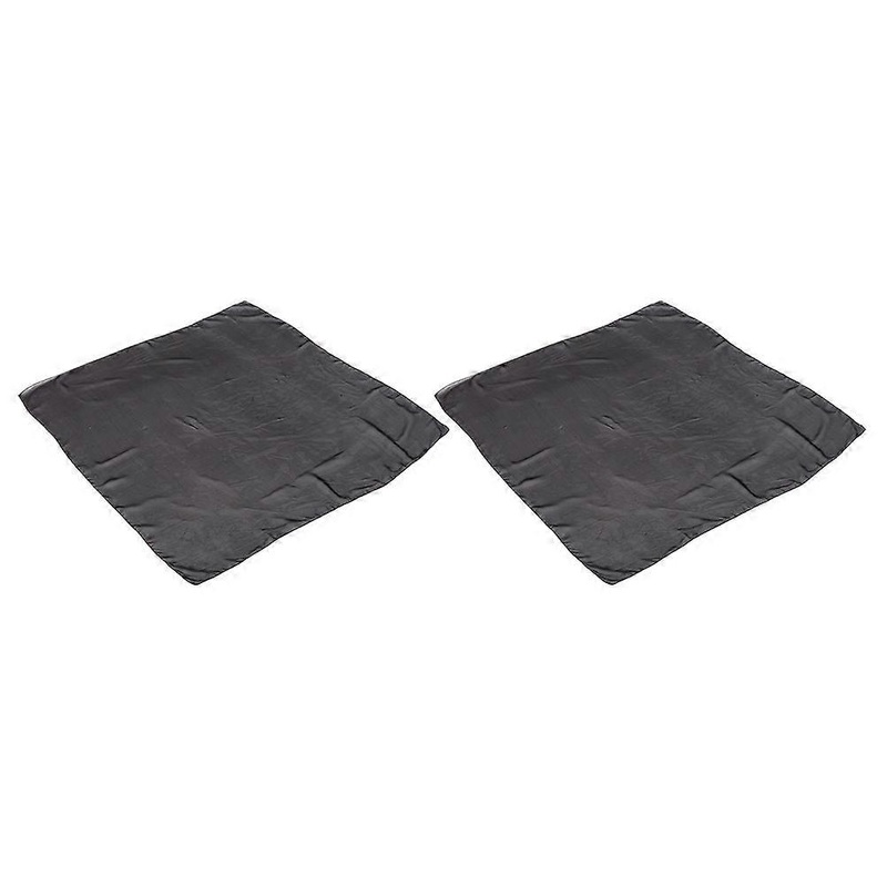 Chiffon Scarf for Women Square Shape Dust Protection 90x90cm Black 2Set | Fruugo SG