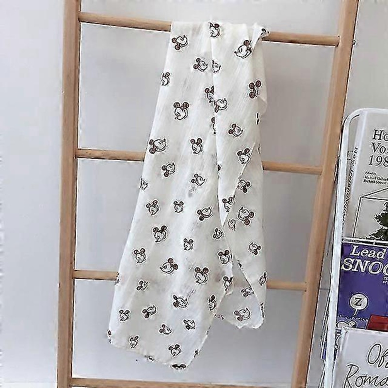 Children’s Scarf Mickey Pattern Cotton And Linen Autumn Winter Baby Warm Scarf Girl’s Accesories Women’s Silk Scarf | Fruugo SG