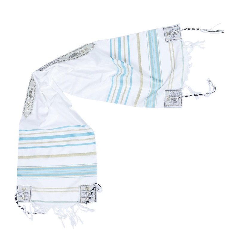 Decorative Religious Shawl Prayer Shawl For Men Women Size 180x50cm Sky-Blue Prayer 1Pack | Fruugo SG